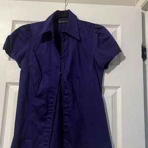 INC Blouse Purple Size 8